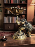 Elephant Mounted Diya