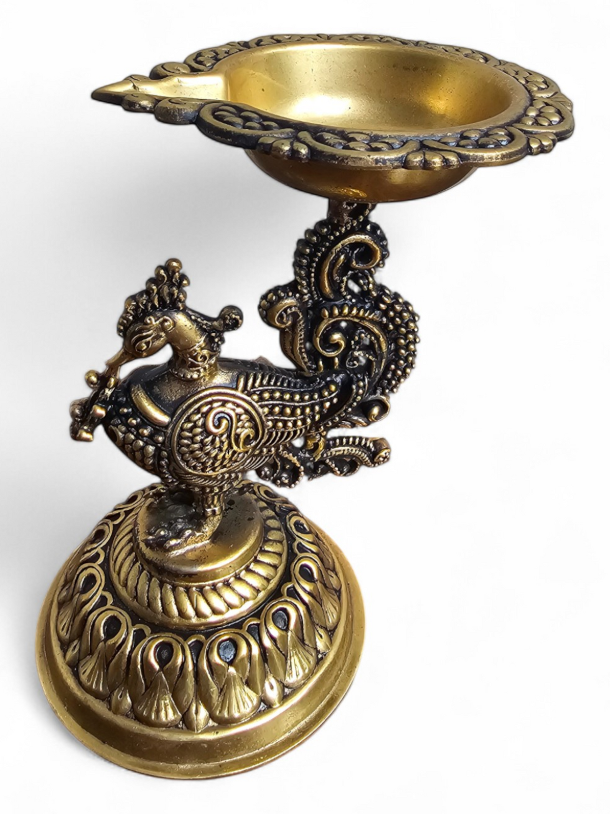 Peacock Diya Combo
