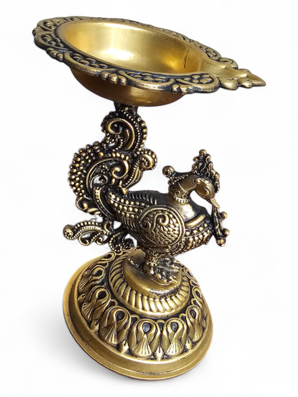 Peacock Diya Combo