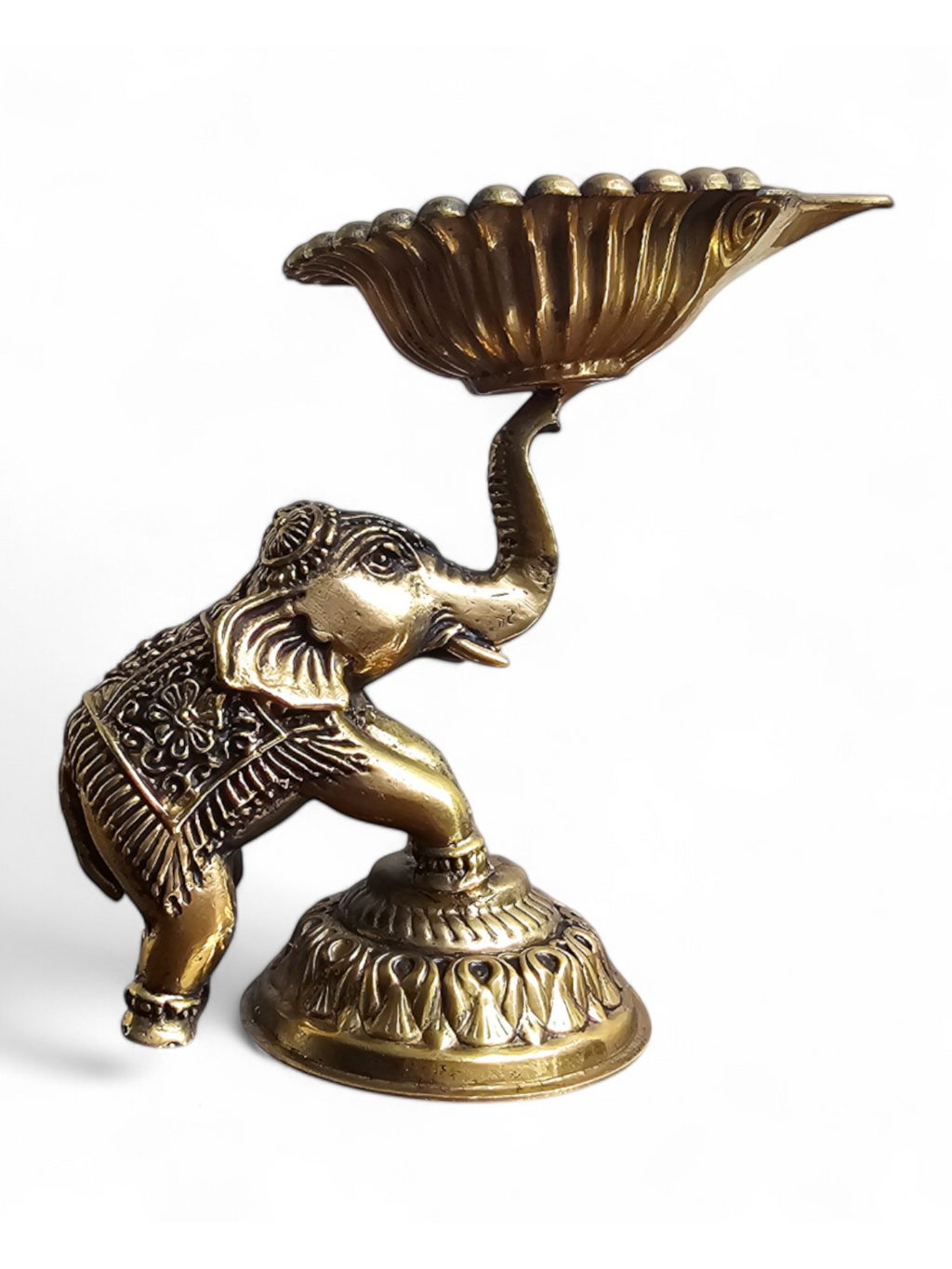Elephant Mounted Diya