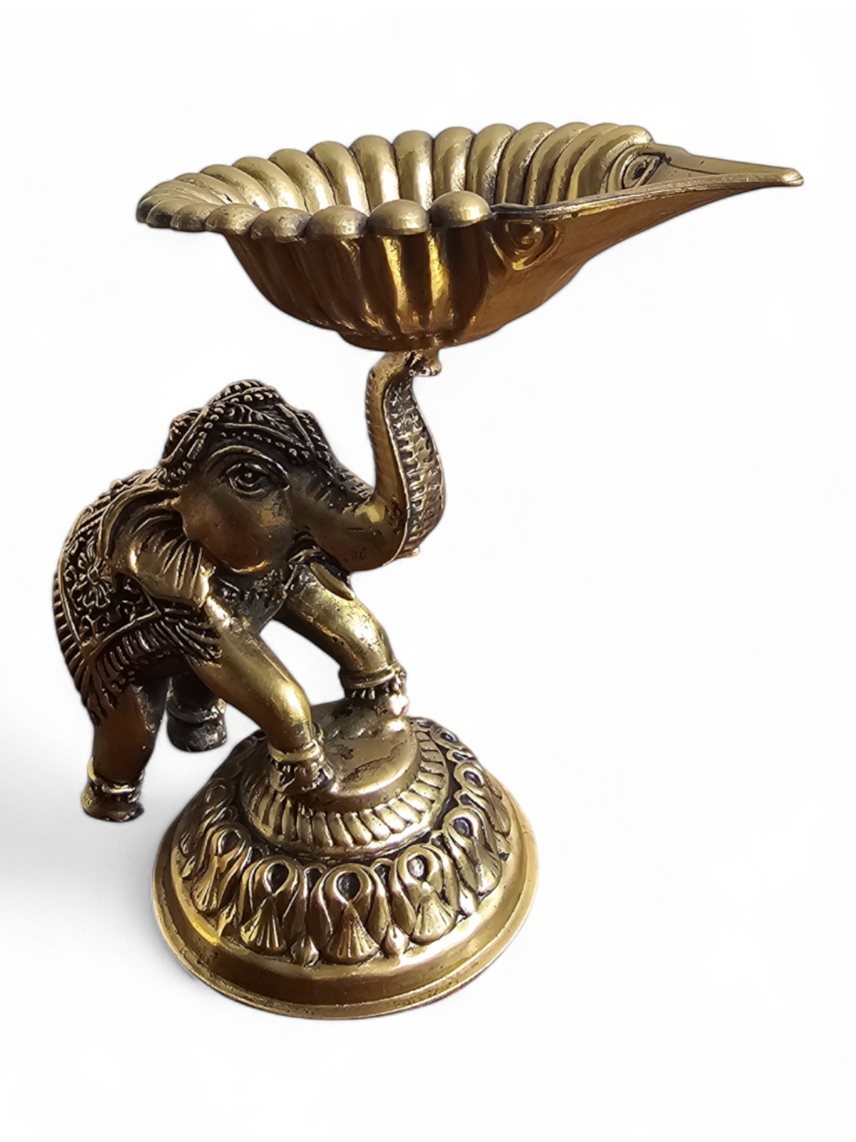 Elephant Mounted Diya