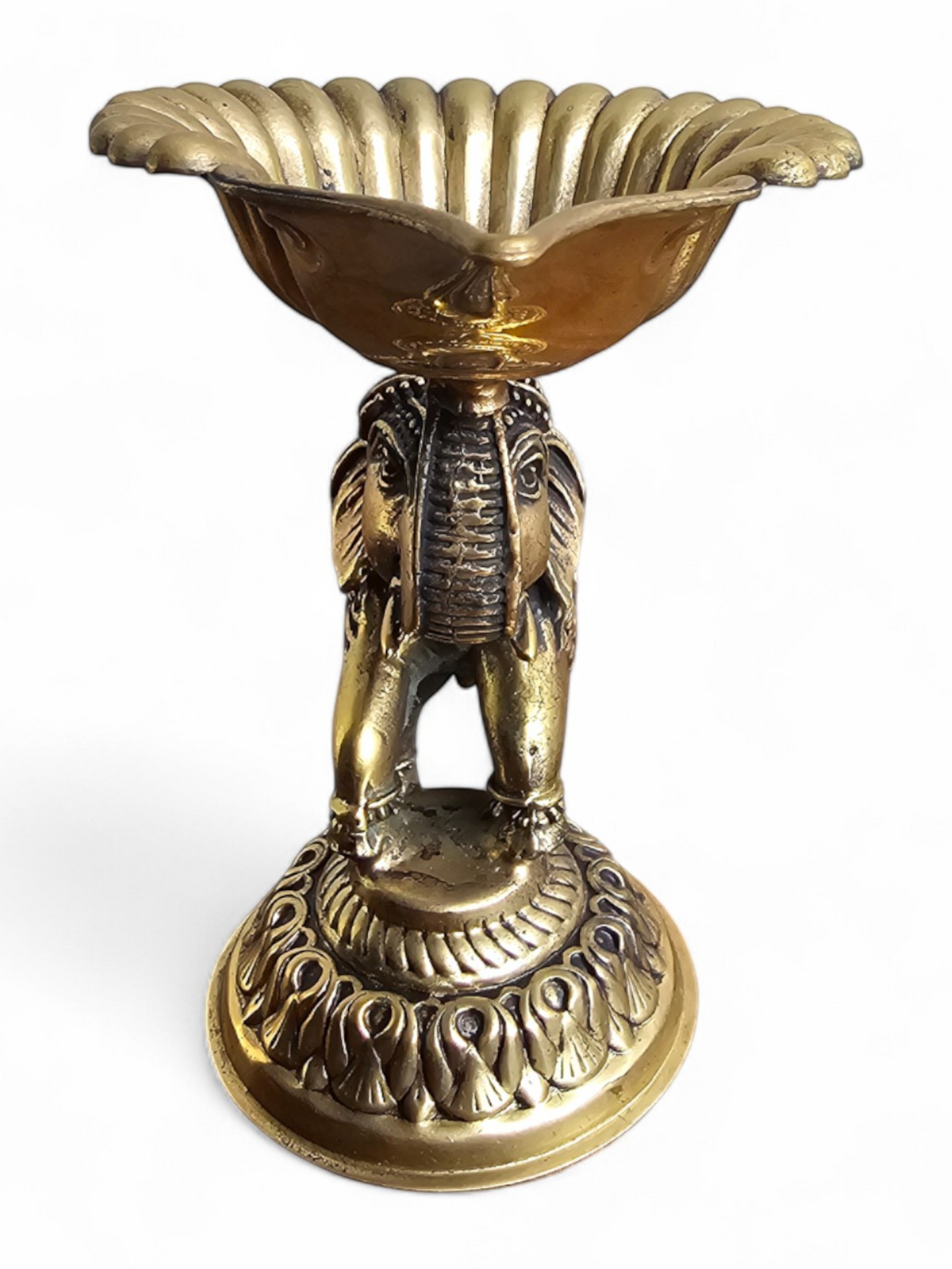Elephant Mounted Diya